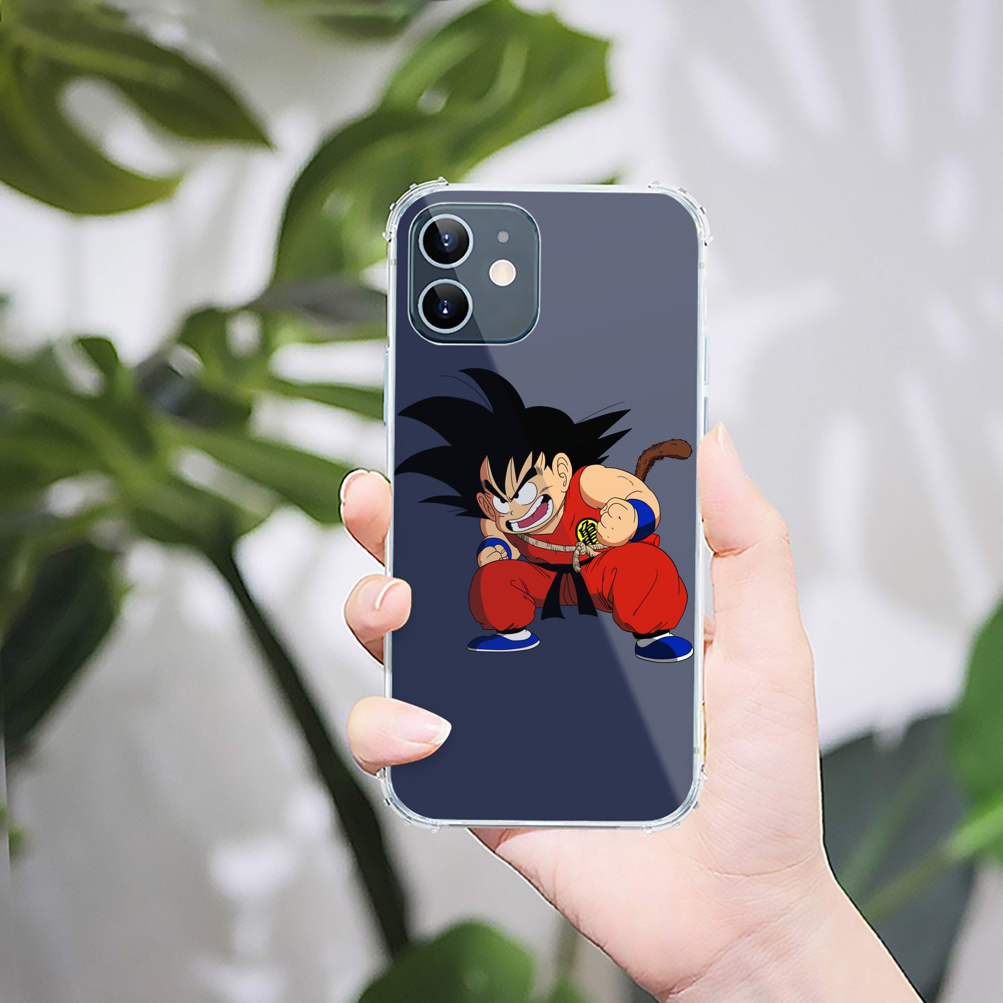 （画像用） ドラゴンボール 孫悟空（そん ごくう）Son Goku カカロット DRAGON BALL Kakarotto 【iPhone 12シリーズ対応】透明スマホケース（クリアソフトケース）
